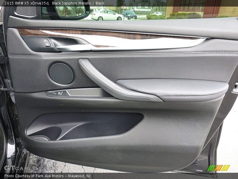 Black Sapphire Metallic / Black 2015 BMW X5 xDrive35d