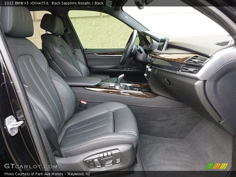 Black Sapphire Metallic / Black 2015 BMW X5 xDrive35d