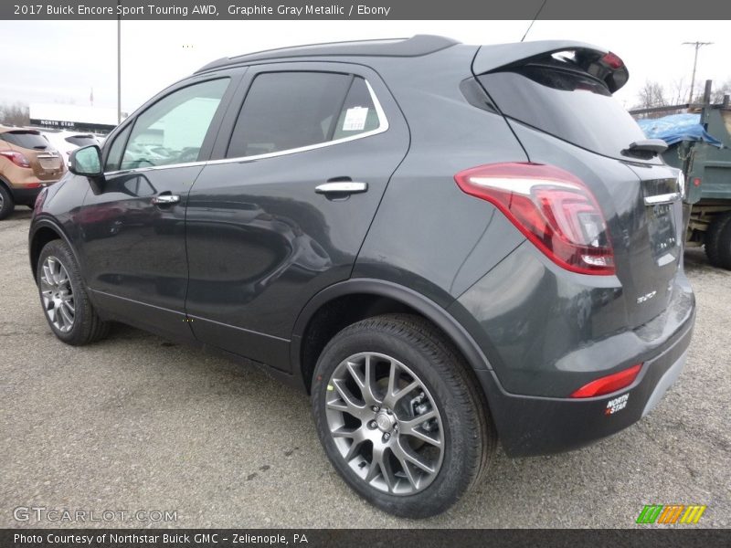 Graphite Gray Metallic / Ebony 2017 Buick Encore Sport Touring AWD