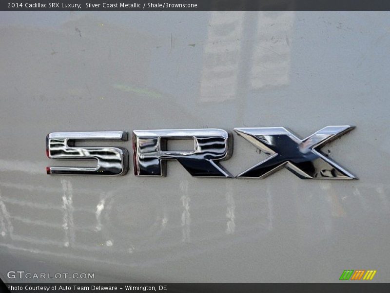 Silver Coast Metallic / Shale/Brownstone 2014 Cadillac SRX Luxury