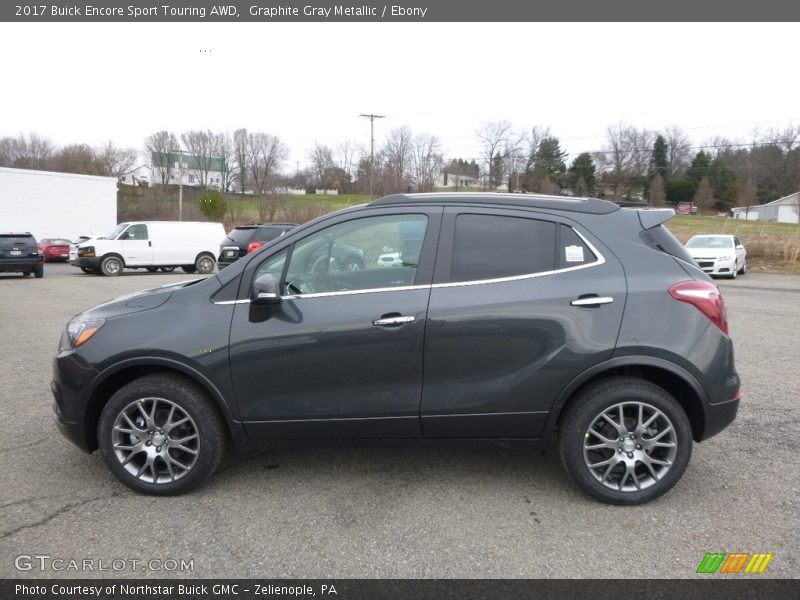 Graphite Gray Metallic / Ebony 2017 Buick Encore Sport Touring AWD