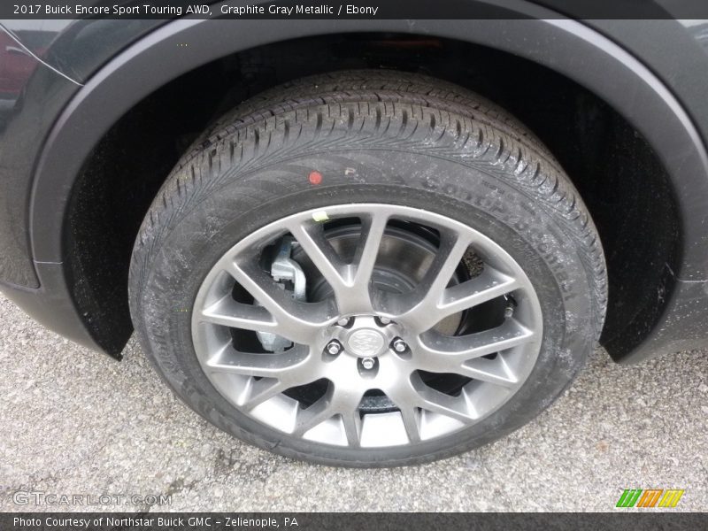 Graphite Gray Metallic / Ebony 2017 Buick Encore Sport Touring AWD