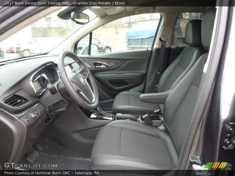 Graphite Gray Metallic / Ebony 2017 Buick Encore Sport Touring AWD
