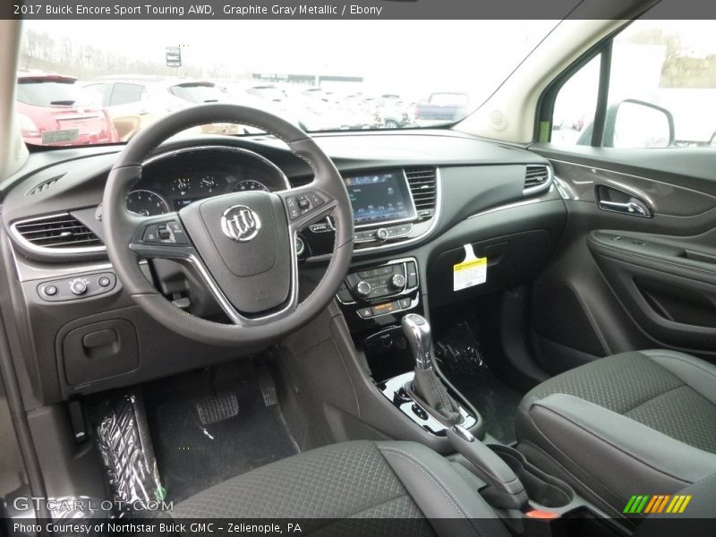Graphite Gray Metallic / Ebony 2017 Buick Encore Sport Touring AWD