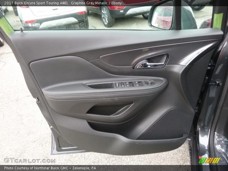 Graphite Gray Metallic / Ebony 2017 Buick Encore Sport Touring AWD