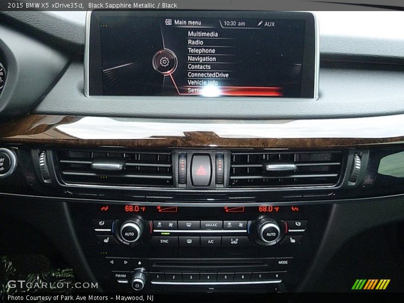 Black Sapphire Metallic / Black 2015 BMW X5 xDrive35d