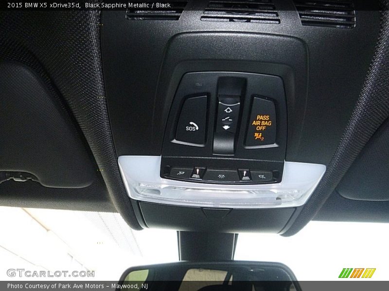 Black Sapphire Metallic / Black 2015 BMW X5 xDrive35d