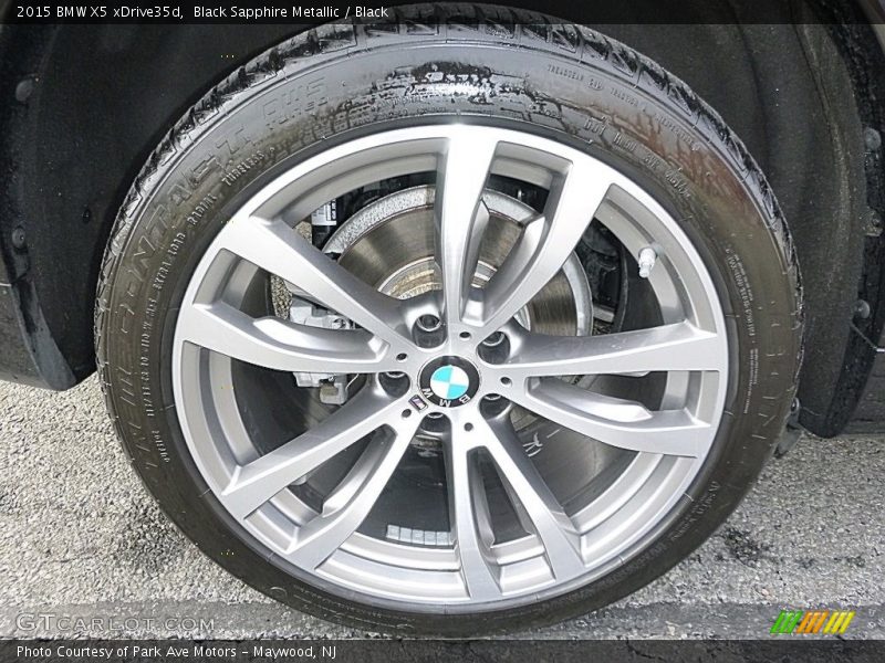 Black Sapphire Metallic / Black 2015 BMW X5 xDrive35d