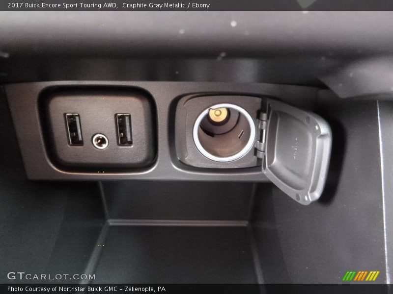 Graphite Gray Metallic / Ebony 2017 Buick Encore Sport Touring AWD