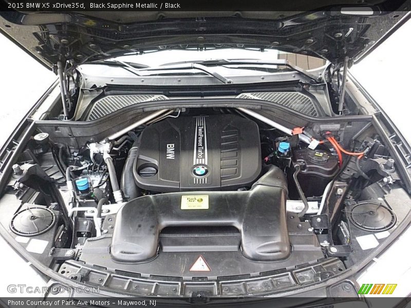 Black Sapphire Metallic / Black 2015 BMW X5 xDrive35d
