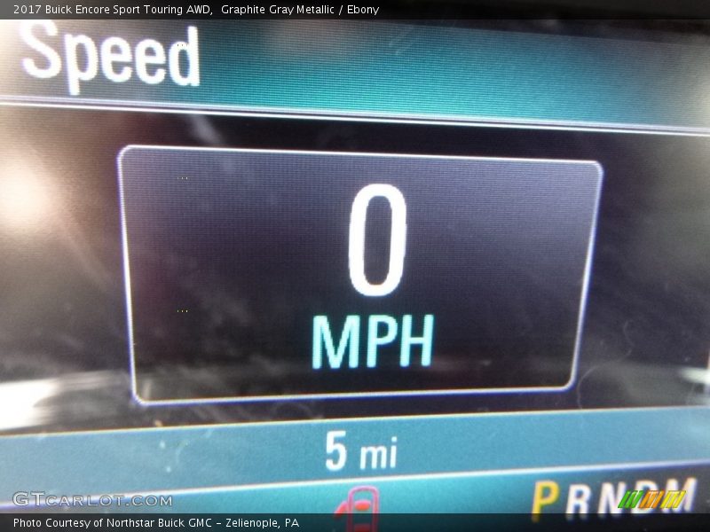 Graphite Gray Metallic / Ebony 2017 Buick Encore Sport Touring AWD
