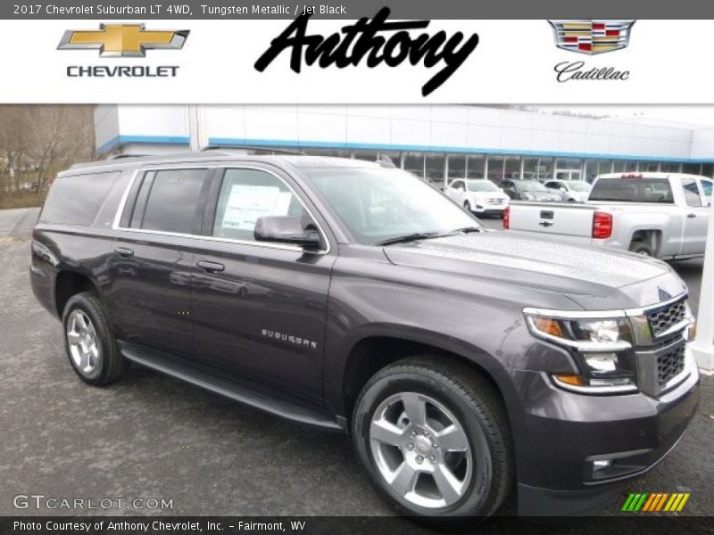 Tungsten Metallic / Jet Black 2017 Chevrolet Suburban LT 4WD