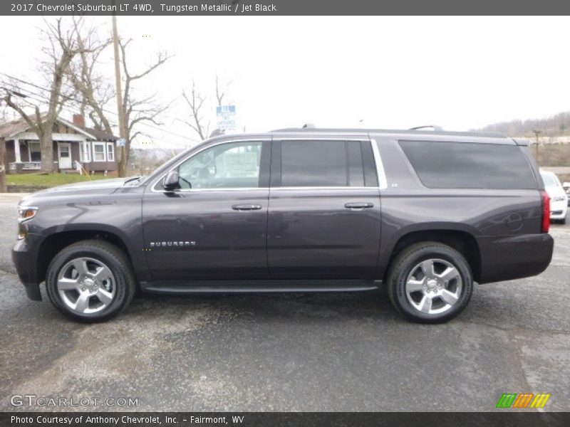 Tungsten Metallic / Jet Black 2017 Chevrolet Suburban LT 4WD