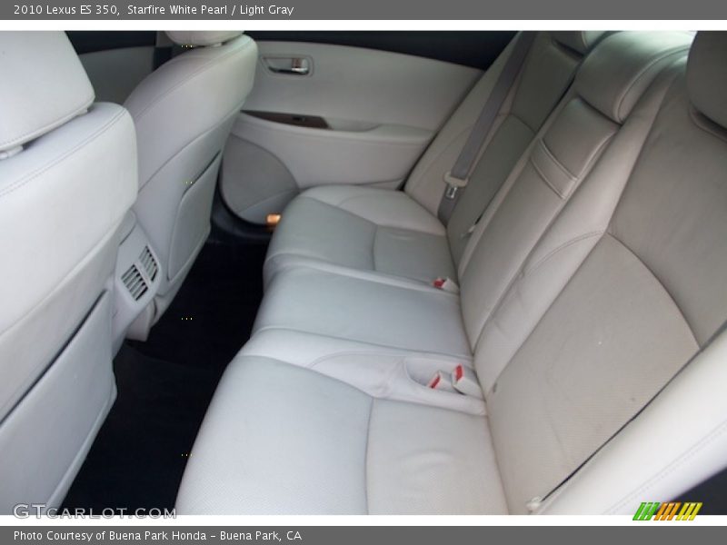 Starfire White Pearl / Light Gray 2010 Lexus ES 350