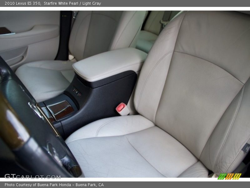 Starfire White Pearl / Light Gray 2010 Lexus ES 350