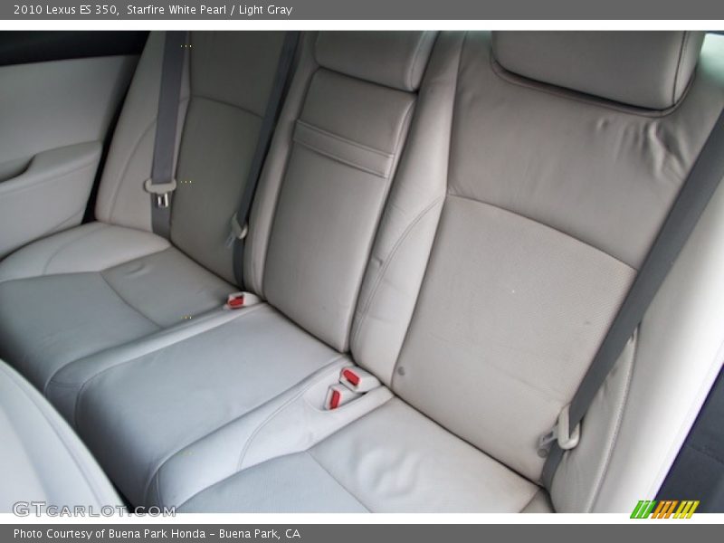 Starfire White Pearl / Light Gray 2010 Lexus ES 350