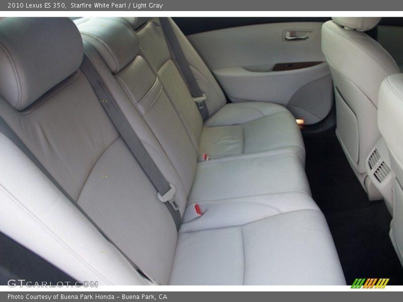 Starfire White Pearl / Light Gray 2010 Lexus ES 350