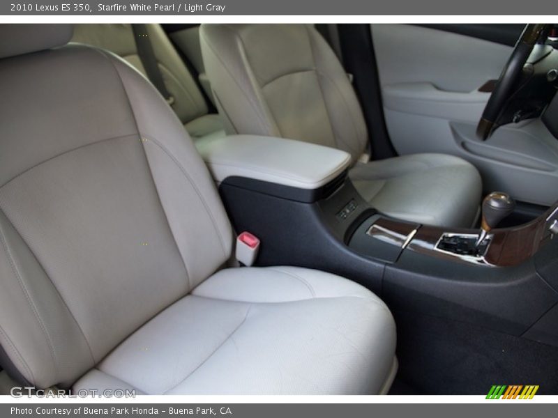Starfire White Pearl / Light Gray 2010 Lexus ES 350