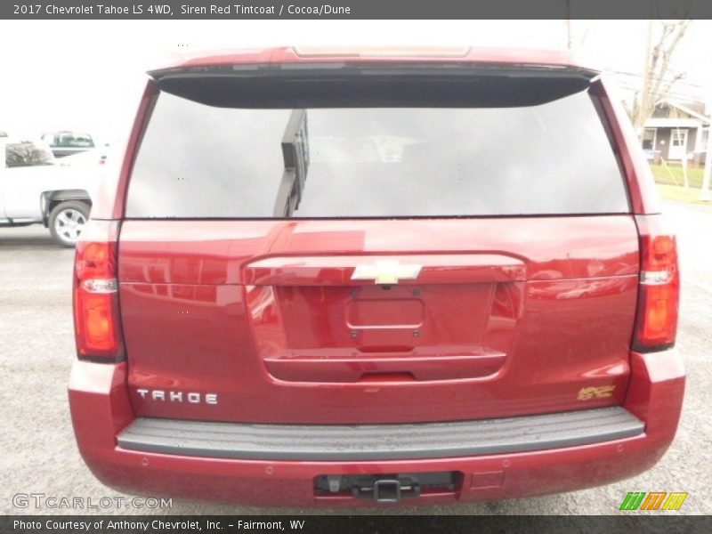 Siren Red Tintcoat / Cocoa/Dune 2017 Chevrolet Tahoe LS 4WD