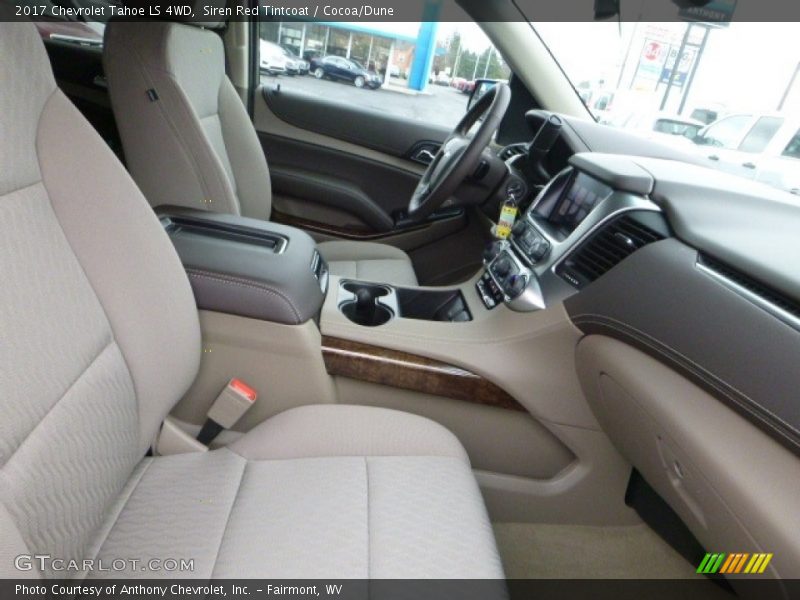 Siren Red Tintcoat / Cocoa/Dune 2017 Chevrolet Tahoe LS 4WD