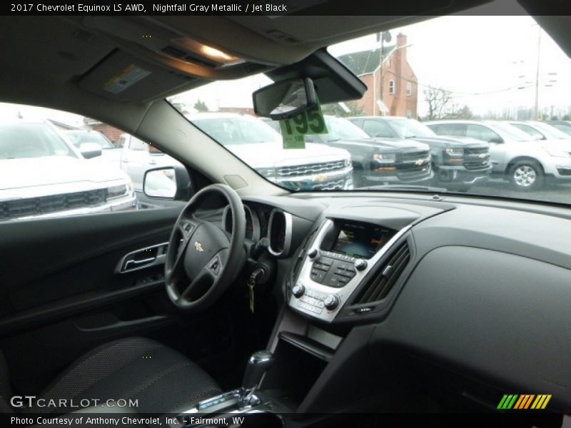Nightfall Gray Metallic / Jet Black 2017 Chevrolet Equinox LS AWD