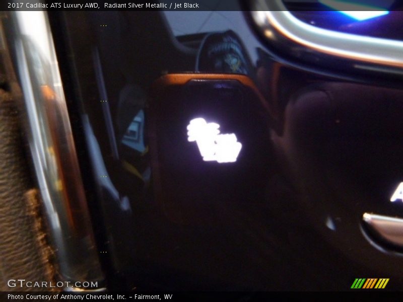 Radiant Silver Metallic / Jet Black 2017 Cadillac ATS Luxury AWD