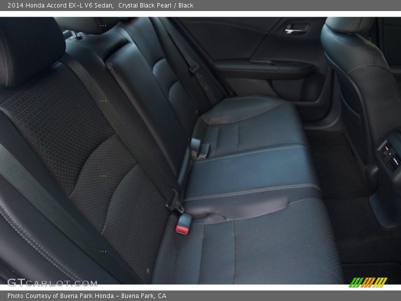 Crystal Black Pearl / Black 2014 Honda Accord EX-L V6 Sedan