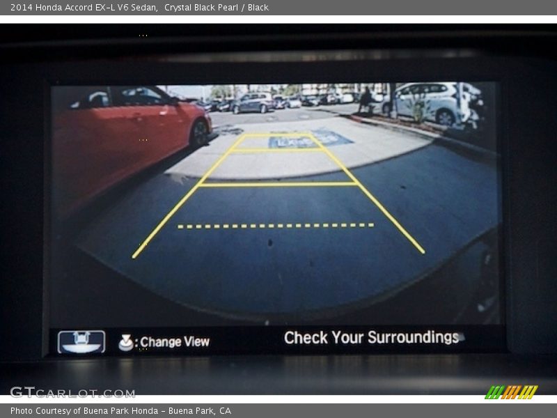 Crystal Black Pearl / Black 2014 Honda Accord EX-L V6 Sedan