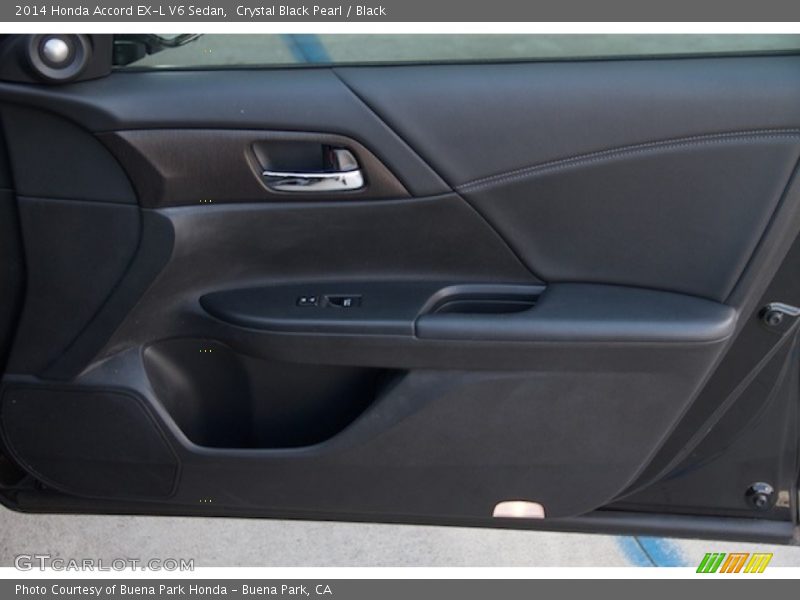 Crystal Black Pearl / Black 2014 Honda Accord EX-L V6 Sedan
