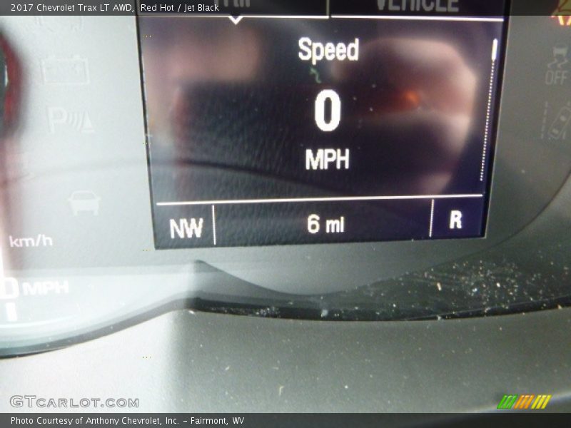 Red Hot / Jet Black 2017 Chevrolet Trax LT AWD