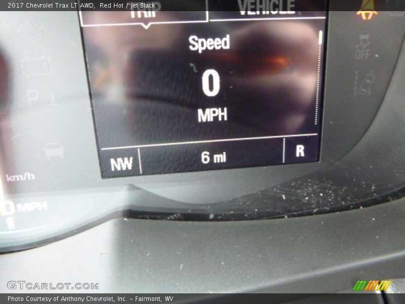 Red Hot / Jet Black 2017 Chevrolet Trax LT AWD