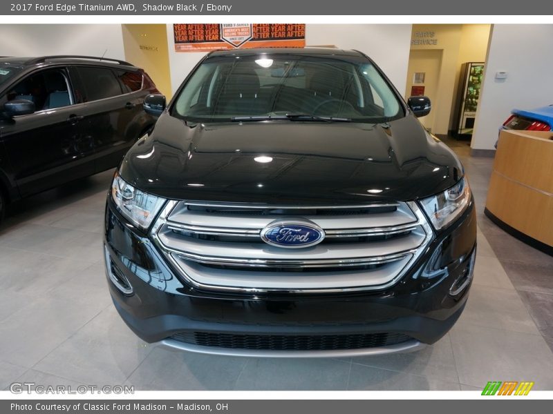 Shadow Black / Ebony 2017 Ford Edge Titanium AWD