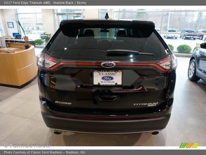 Shadow Black / Ebony 2017 Ford Edge Titanium AWD