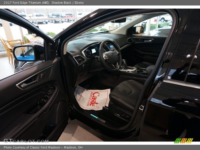 Shadow Black / Ebony 2017 Ford Edge Titanium AWD