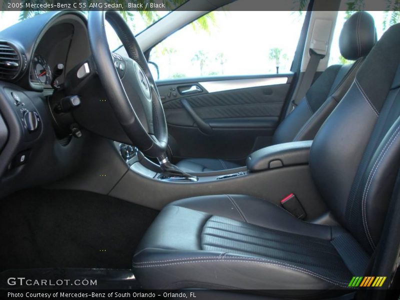 Black / Black 2005 Mercedes-Benz C 55 AMG Sedan
