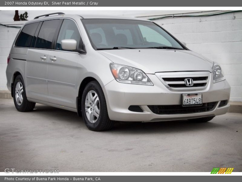 Silver Pearl Metallic / Gray 2007 Honda Odyssey EX