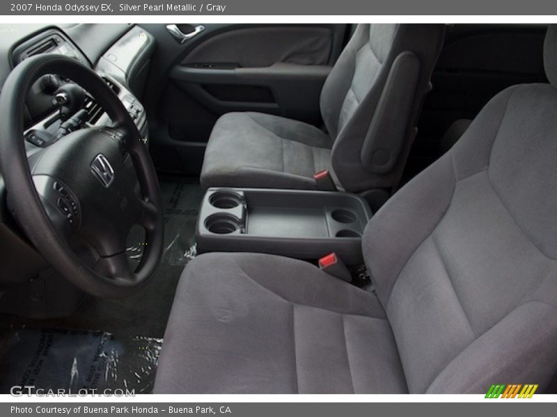 Silver Pearl Metallic / Gray 2007 Honda Odyssey EX