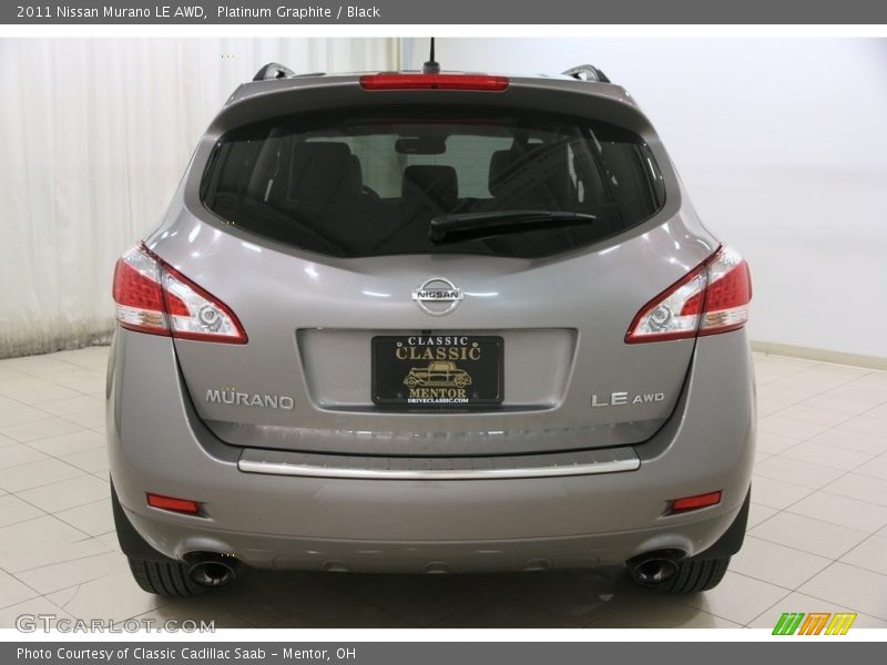 Platinum Graphite / Black 2011 Nissan Murano LE AWD