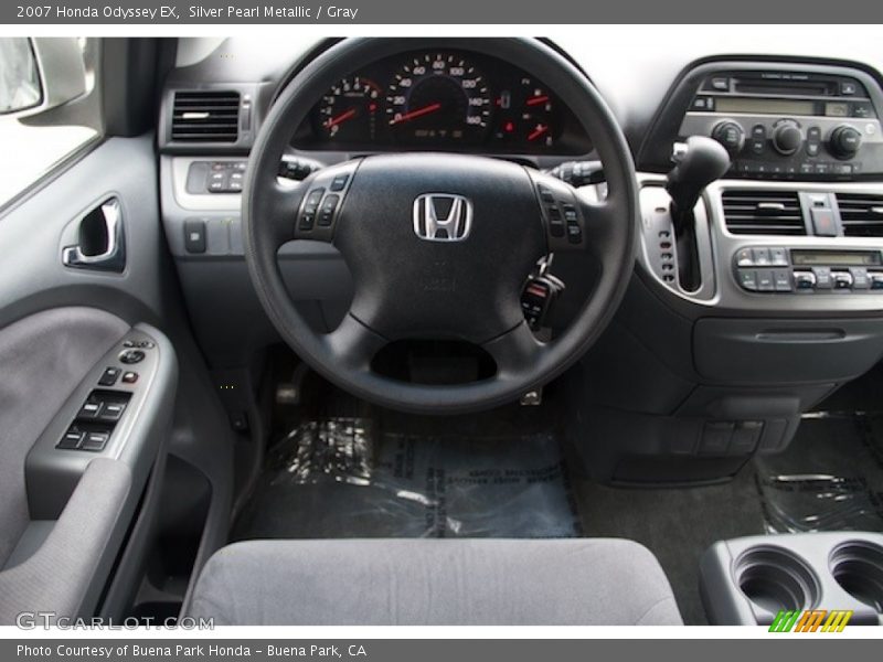 Silver Pearl Metallic / Gray 2007 Honda Odyssey EX