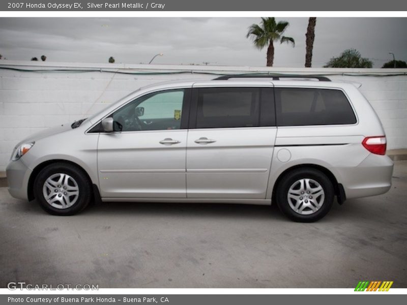 Silver Pearl Metallic / Gray 2007 Honda Odyssey EX