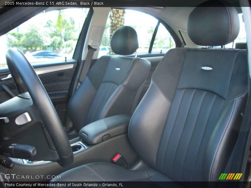 Black / Black 2005 Mercedes-Benz C 55 AMG Sedan