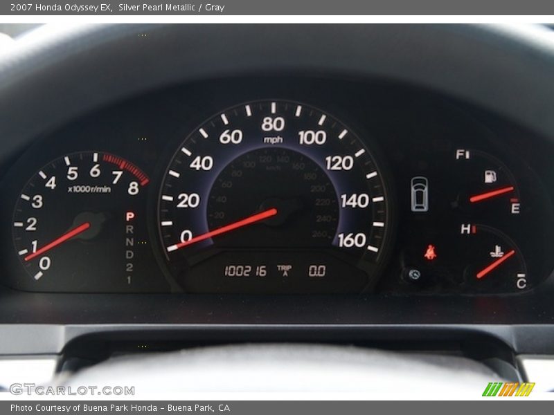Silver Pearl Metallic / Gray 2007 Honda Odyssey EX