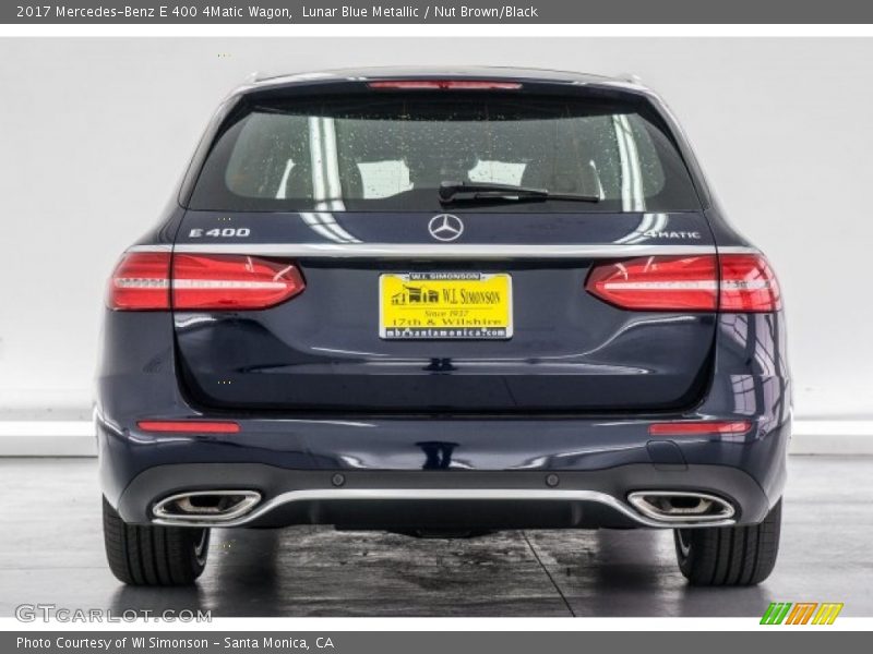 Lunar Blue Metallic / Nut Brown/Black 2017 Mercedes-Benz E 400 4Matic Wagon