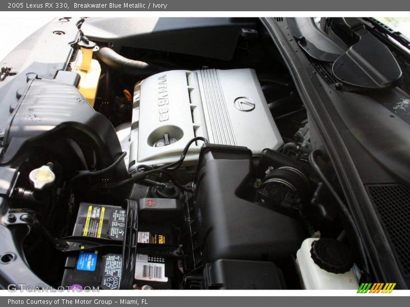 Breakwater Blue Metallic / Ivory 2005 Lexus RX 330