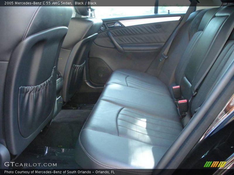 Black / Black 2005 Mercedes-Benz C 55 AMG Sedan