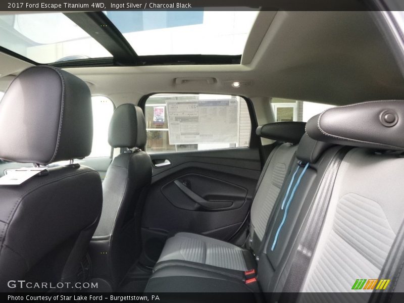 Ingot Silver / Charcoal Black 2017 Ford Escape Titanium 4WD
