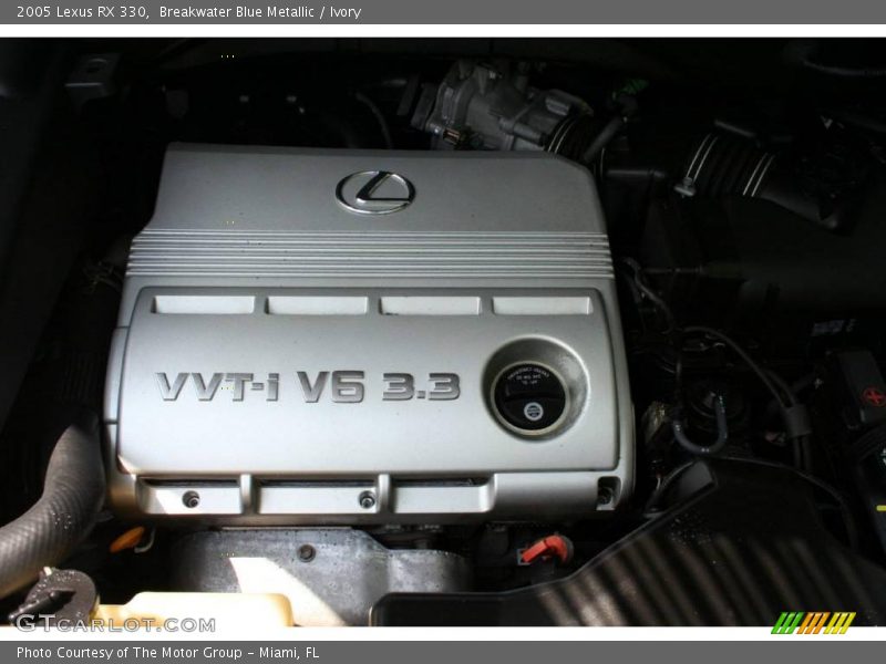 Breakwater Blue Metallic / Ivory 2005 Lexus RX 330