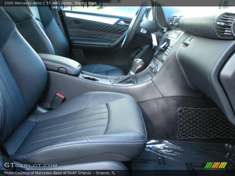 Black / Black 2005 Mercedes-Benz C 55 AMG Sedan