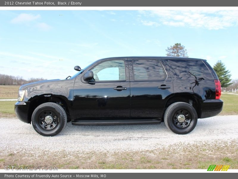 Black / Ebony 2012 Chevrolet Tahoe Police