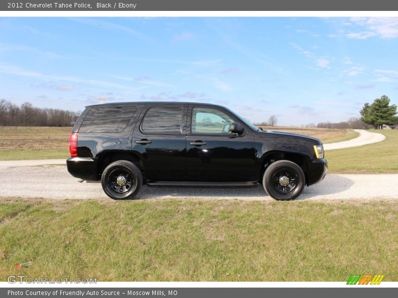 Black / Ebony 2012 Chevrolet Tahoe Police